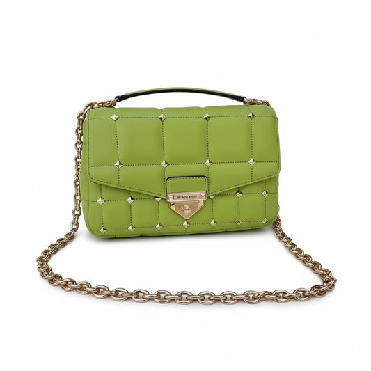 Michael Kors Quilted Crossbody Bag Green (32S1G1SC9L-AMZGR) Women
