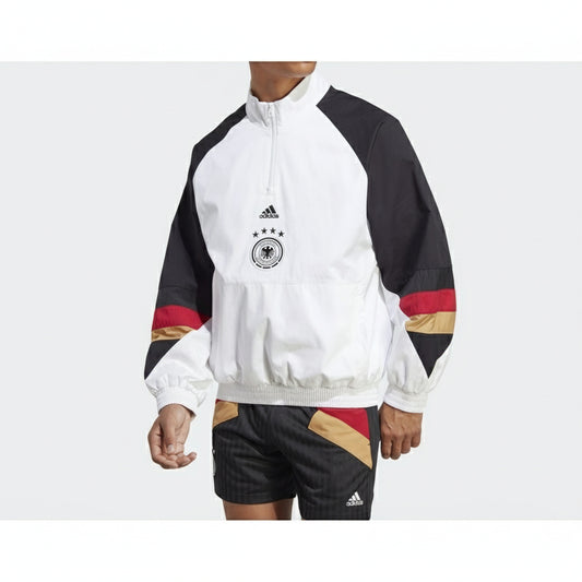 Adidas Track Jackets DFB ICON JKT (HF4072-BLACK_WHITE) Men