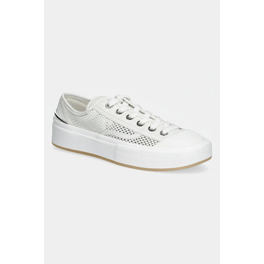 Michael Kors Perforated White Platform Sneakers (43S5JUFS1D-WHITE) Women