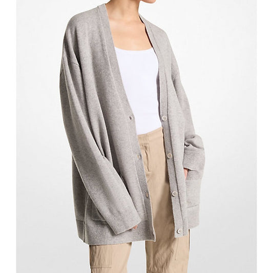Michael Kors Cardigans CARDIGAN (OR551TEGVH-ALLUMIN HEAT) Men