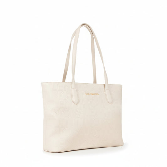 Mario Valentino Quilted Tote Bag Beige (VBS8PG01-089) Women