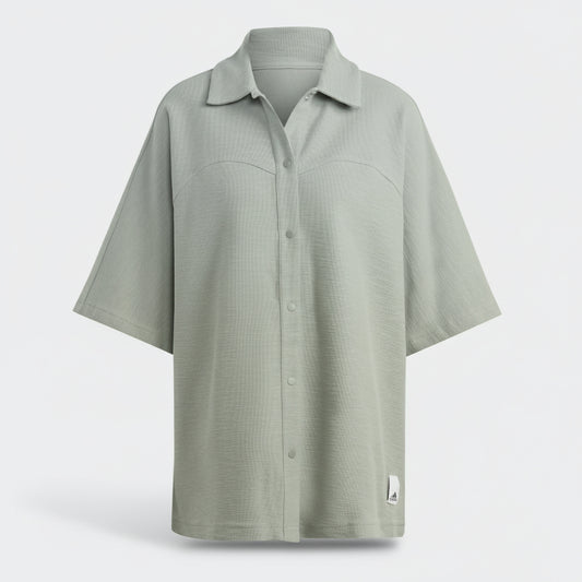 Adidas Short Sleeve Shirts W LNG LW SHIRT (HZ4394-SILVER) Women