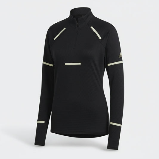 Adidas Hoodies RAN XCITY 1/2Z (HM4266-BLACK) Women