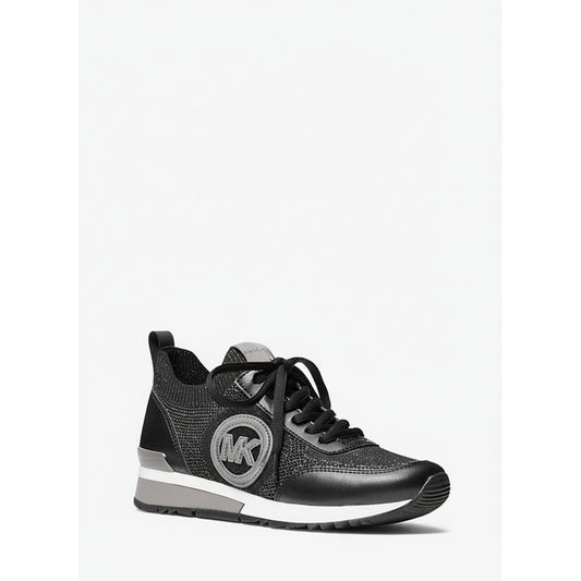 Michael Kors JENKINS KNIT TRAINER (49H3JNFS3D-GUNMETAL) Women