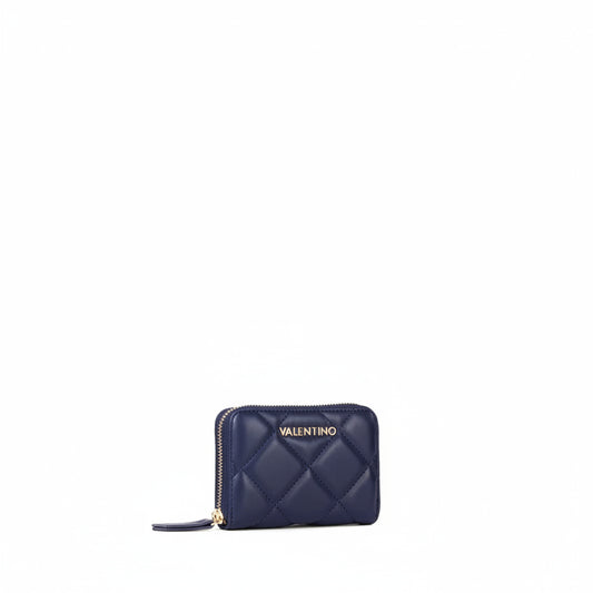Mario Valentino Quilted Wallet Navy Blue (VPS3KK137R-002) Women