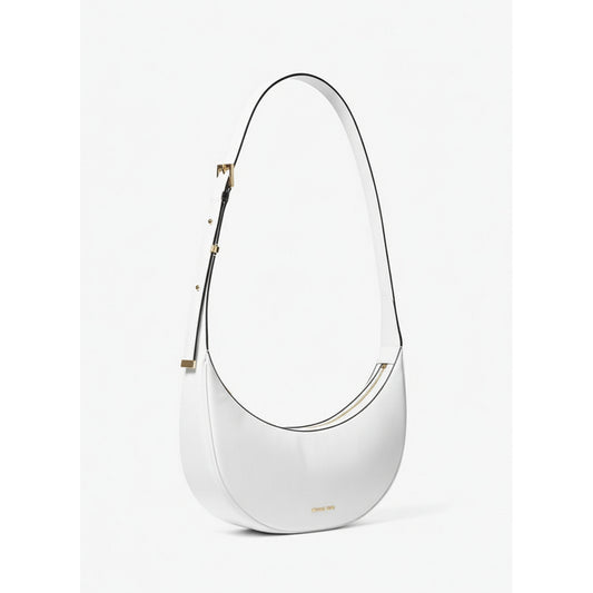 Michael Kors Crescent Shoulder Bag White (32T4G1UC6L-OPTIC-WHITE) Women