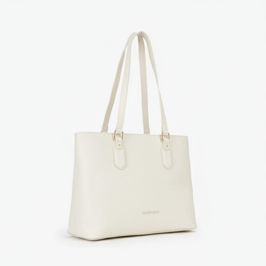 Mario Valentino Structured Tote Bag Cream (VBS7LX11-991) Women
