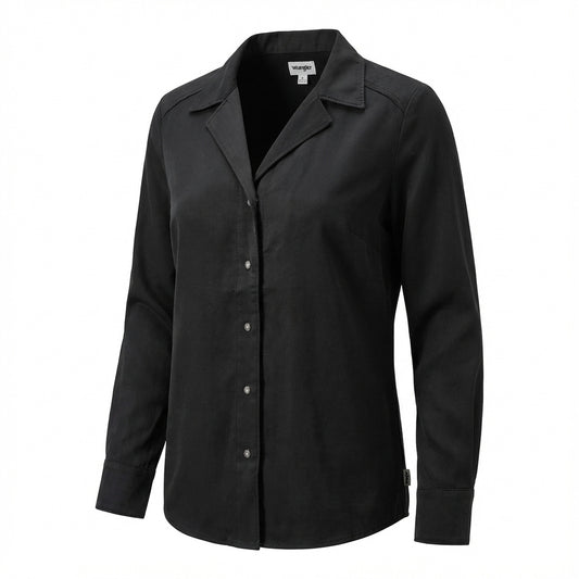 Wrangler SLIM BLOUSE BLACK (112355914) Women