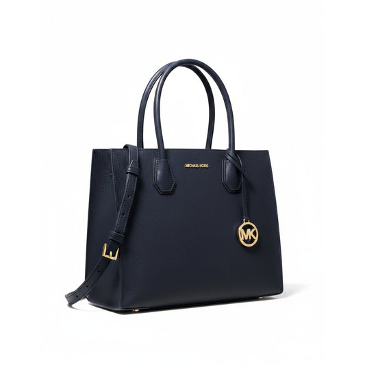 Michael Kors Mercer Navy Leather Handbag, Women