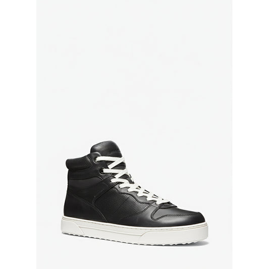 Michael Kors Black High Top Sneakers (42F3BRFE6L-BLACK) Women