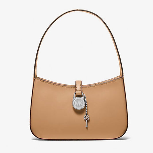 Michael Kors Lyra Leather Shoulder Bag Brown (35T4S1YC1L-LUGGAGE) Women
