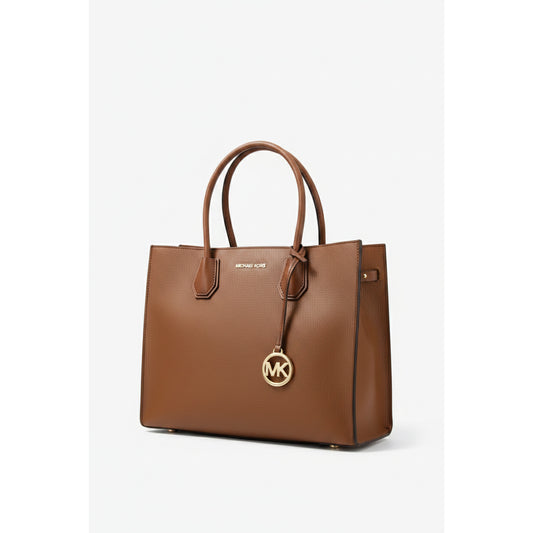 Michael Kors Mercer Structured Tote Bag Brown (35S1GM9M2L-LUGGAGE) Women