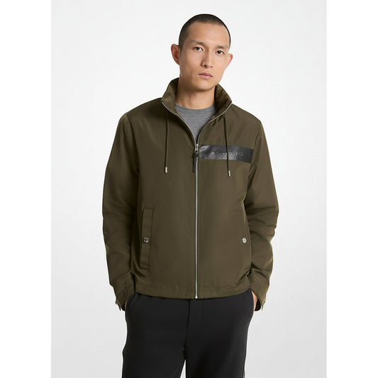 Michael Kors Olive Green Zip Hoodie (CR4206XBB0-IVY) Men