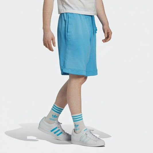 Adidas PANTS ESS+ DYE SHORTS (HK7504-BLUE_WHITE) Men
