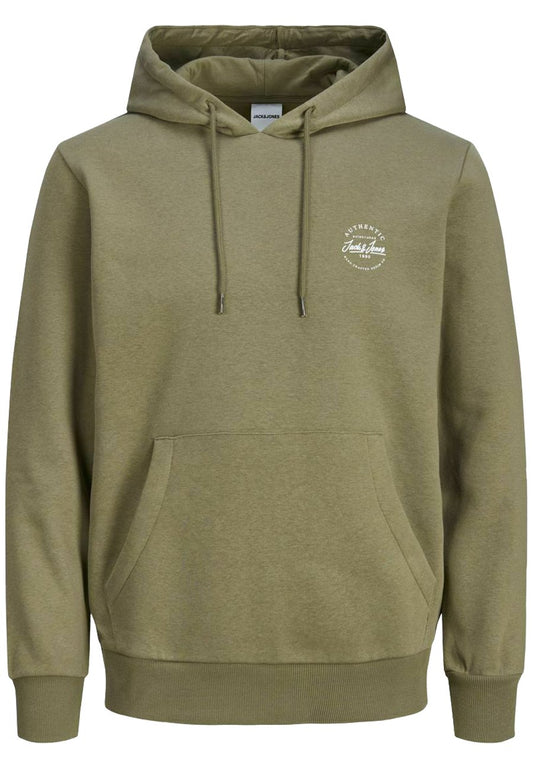 Jack & Jones JWHARTHUR SWEAT HOOD Olive (ZZO22VL03-N00) Men