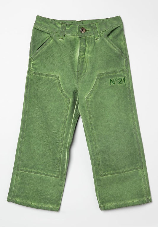N°21 Pants olive (ZZO2WKD25-N00) Kids