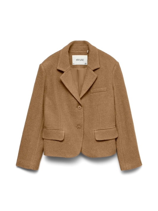 Awuzmi Long Sleeve Wool Blazer Kelp (10336896) Women