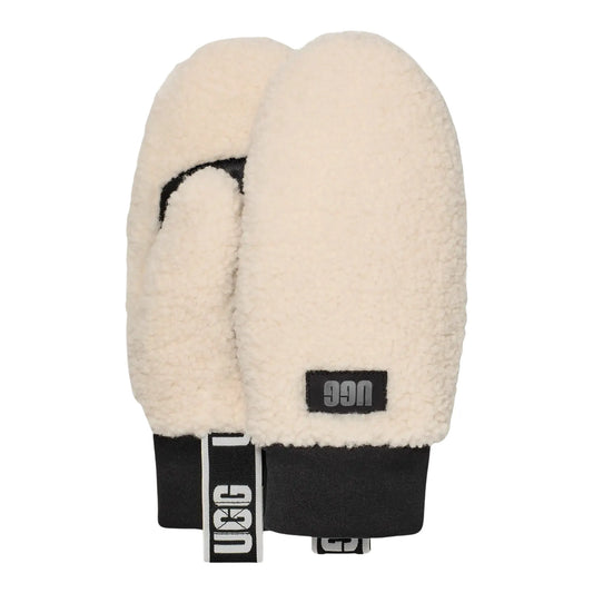 UGG UGGfluff Logotape Mittens (101099-NMB) Women