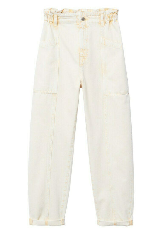 Waist straight slouchy jeans Women