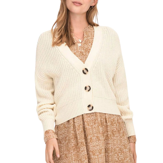 JDY Justy Vest (15200418-EGGNOG) Women