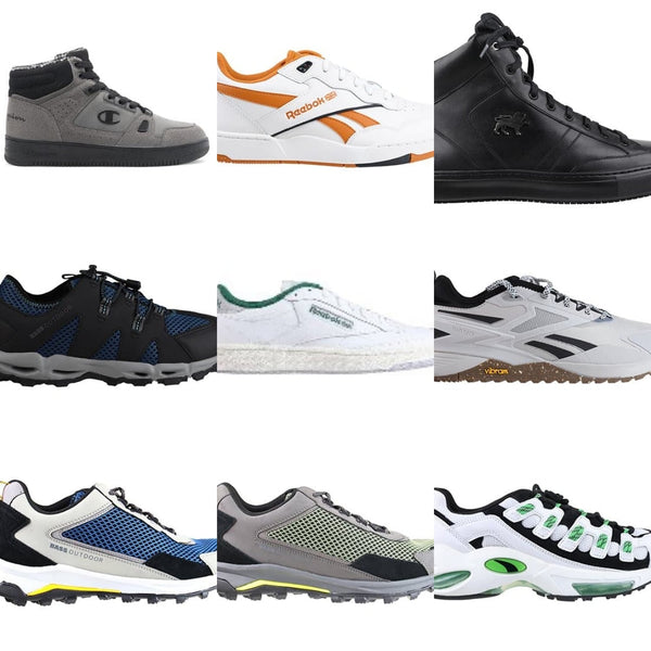 Men's Sports Shoes - Champion, Reebok, Rage Age cover