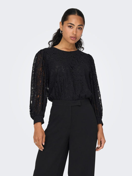Only Lace Blouse Yrsa Black (15283271-3757510) Women