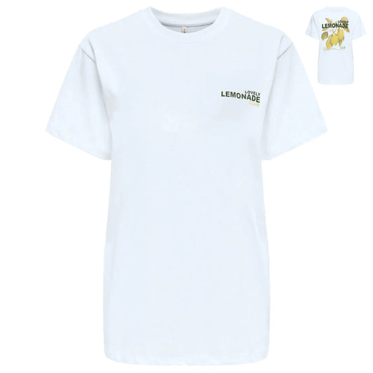 Only Vivvi Life Lovely Shirt (15357393-brwhtlemona) Women