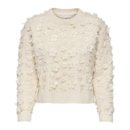 Only Hua Life Flow Detail Sweater (15370934-BIRCH) Women