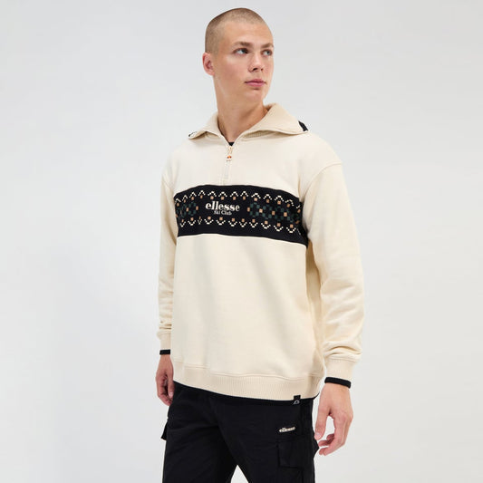 Sheridan 1/4 Zip Off White (SHY21417) Men