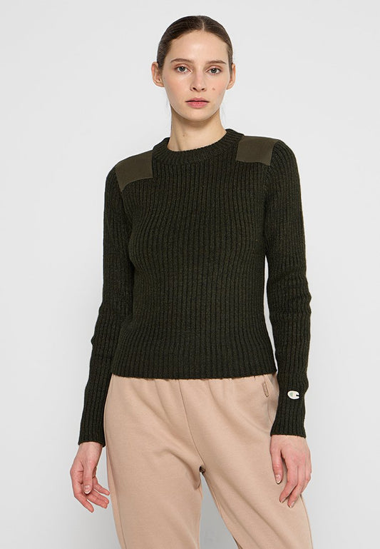 Champion Crewneck Sweater Green (ZZO2UXM16-M00) Women
