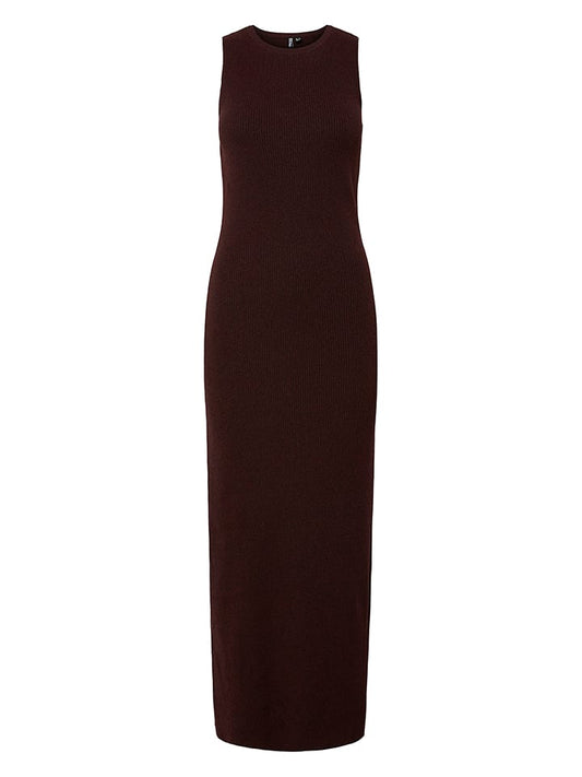 Pieces Knitted Dress Red Women