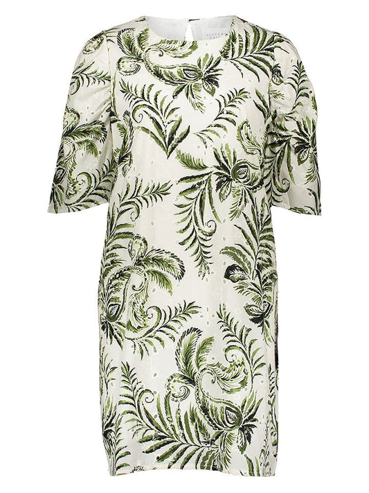SisterS point Dress Cream / Green Women