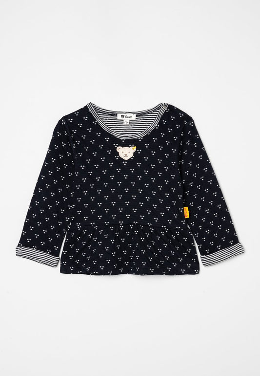 Steiff Shirt Long Sleeve dark blue (ZZO2T8Y02-K00) Kids