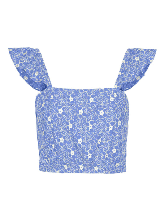 Vero Moda VMSONEY LACE FRILL CROP TOP WVN (9326695) Women