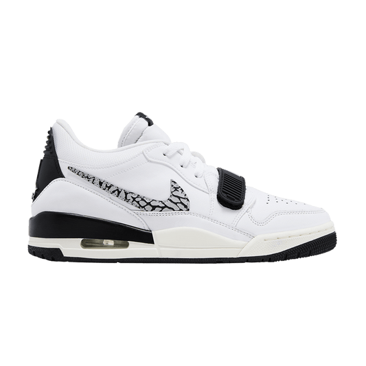 Jordan Legacy 312 Low White Black Elephant Swoosh (CD7069-110) Unisex