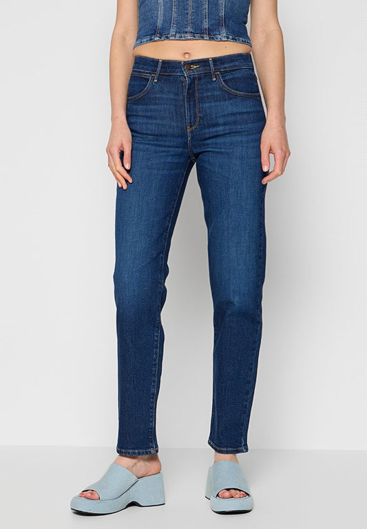 Wrangler STRAIGHT Dark Blue (ZZO2HGA08-K00) Women