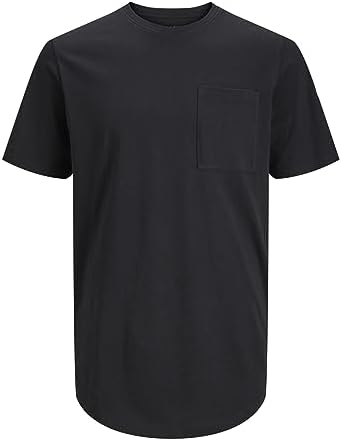 Jack & Jones Essentials JJENOA POCKET TEE SS CREW NECK NOOS Black (12210945-Black) Men
