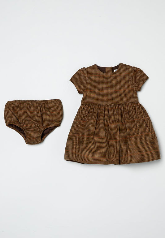 Ralph Lauren SS DRESS-DRESSES-OCCASION DRESS brown (ZZO2UFK08-O00) Kids