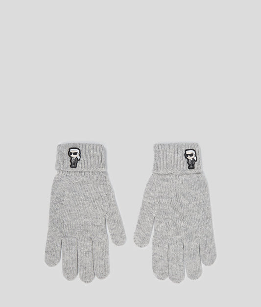 Karl Lagerfeld K/Ikonik 2.0 Knit Ff Glove (236W3608) Women