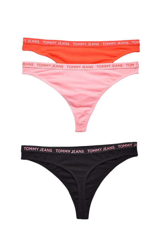 TOMMY JEANS 3-piece briefs set BLACK/RED (259086-1096) Women