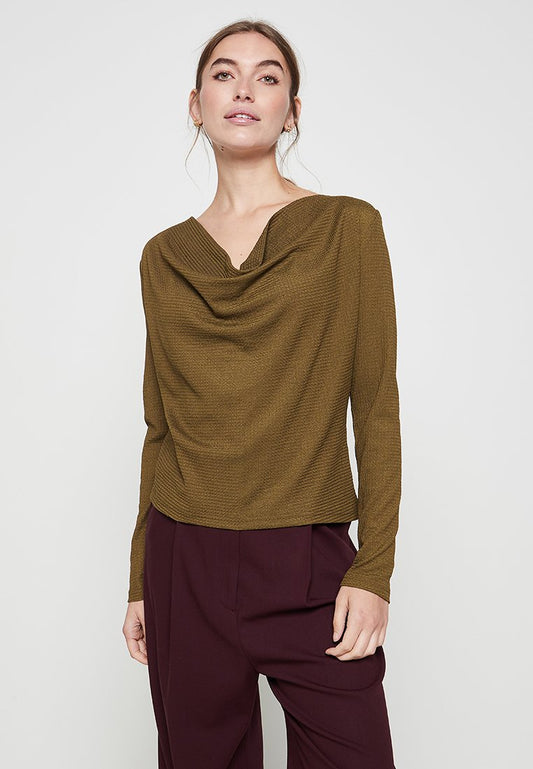 Vero Moda VMVICKIE LS WATERFALL TOP JRS LT (ZZO1TKM06-N00) Women