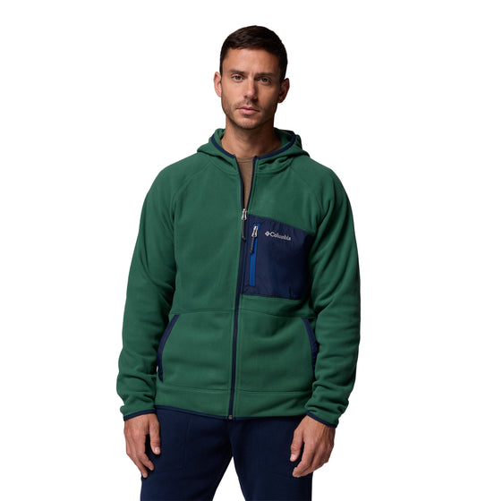 Columbia Fast Trek Overlay Hooded Rain Forest, Coll Navy (2135701375) Men
