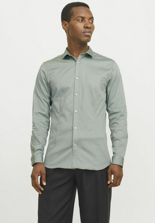 Jack & Jones Premium JPRBLAPARKER SHIRT L/S NOOS Iceberg Green (12227385-Iceberg Green) Men