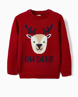 Zippy Sweat Knit Xmas Red (31056129040) Kids