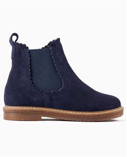Zippy Leather Boots Dark Blue (31056414006) Kids