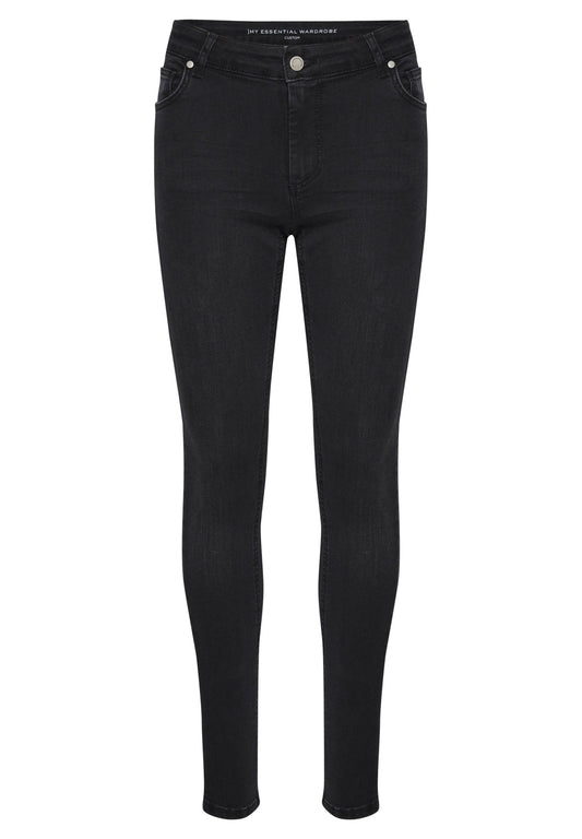 My Essential Wardrobe 32 THE CELINA 100 SLIM Y Black (MYR21N008-Q11) Women