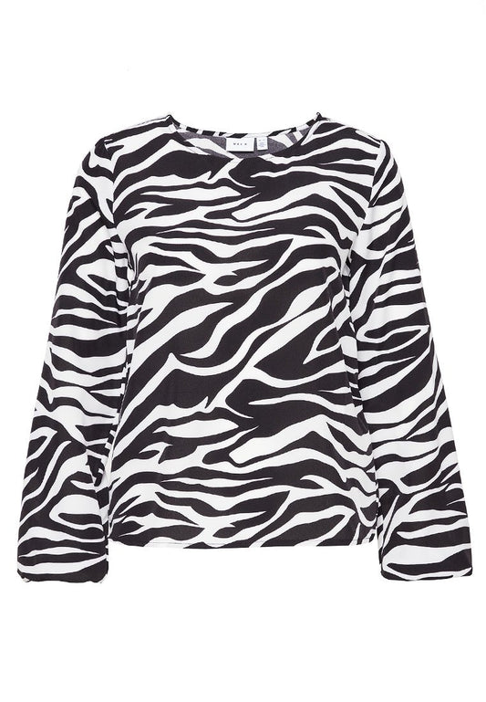 VILA BLOUSE CLOSED NECKLINE FEM WOV PL100 White (ZZO1D5G03-A00) Women