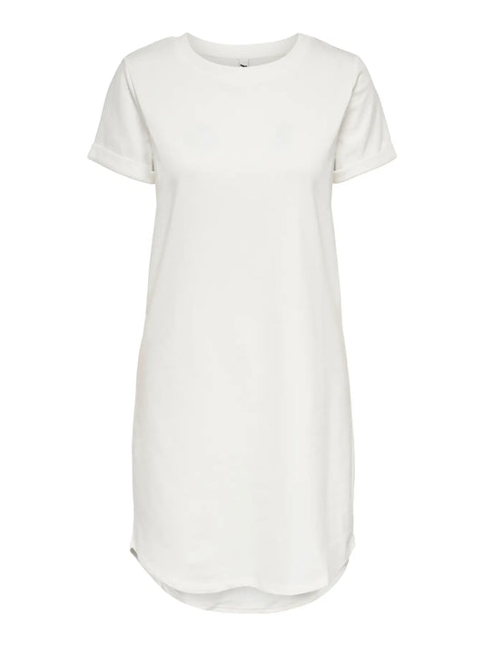 Ivy Short Sleeve Dress Cloud Dancer (15174793) Women
