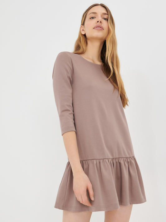 Sinsay Dress (5717J-80X_BEIGE) Women
