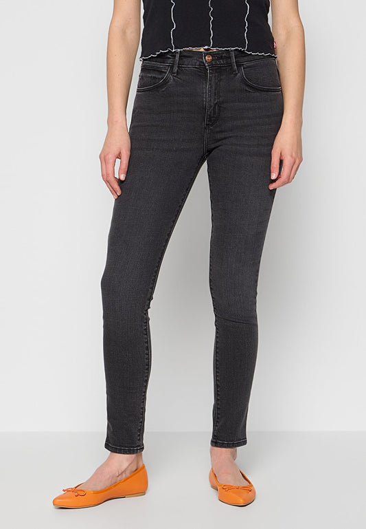 Wrangler HIGH SKINNY Black (ZZO2HGA12-Q00) Women